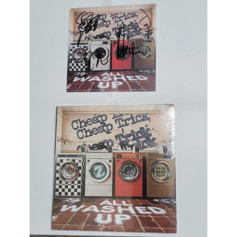 Cheap Trick All Washed‎ Up Autographed CD Album